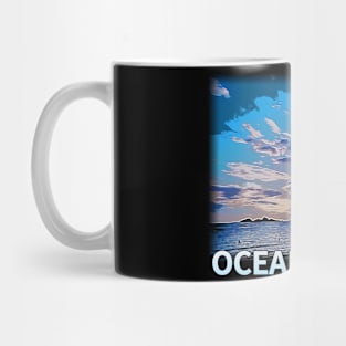 ocean vibes, OIL PAINTING Mug